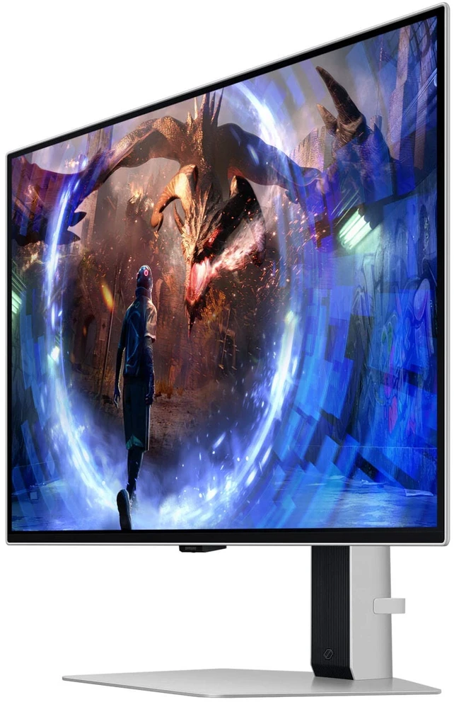 Monitorius - Samsung G60SD 27" Quad HD OLED Sidabrinis