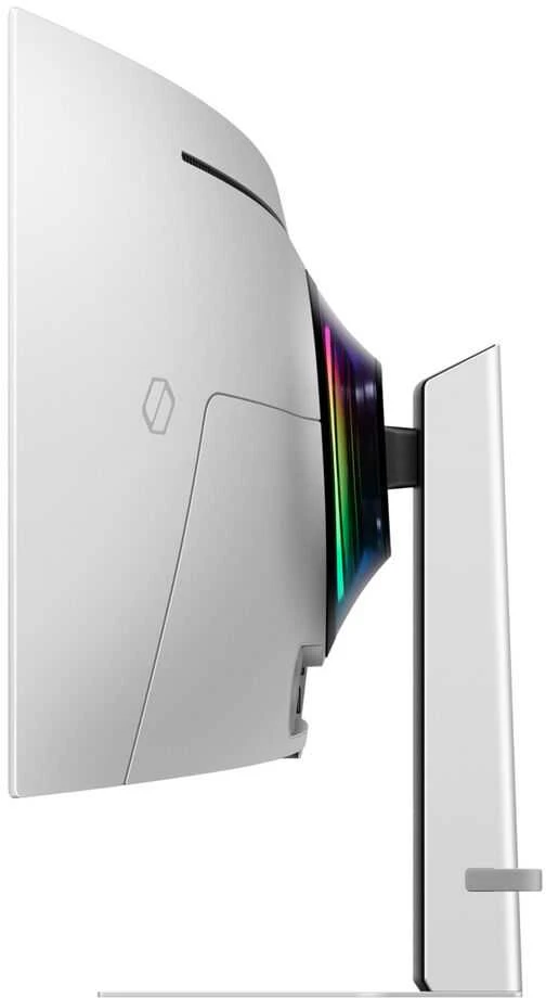 Monitorius Samsung | LS49DG934SUXEN Odyssey G9 G93SD | 49 " | OLED | DQHD | 32:9 | 240 Hz | 0.03 ms | 5120 x 1440 pikselių | 250 cd/m² | HDMI jungtys quantity 1 | Sidabrinis