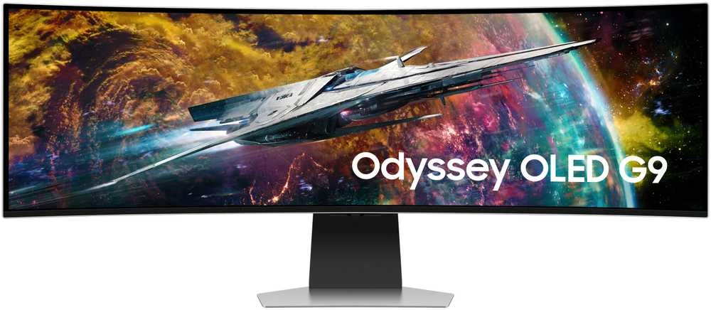 Monitorius - Samsung Odyssey OLED G9 49-Colių Dual QHD 240Hz Lenktas Juodas