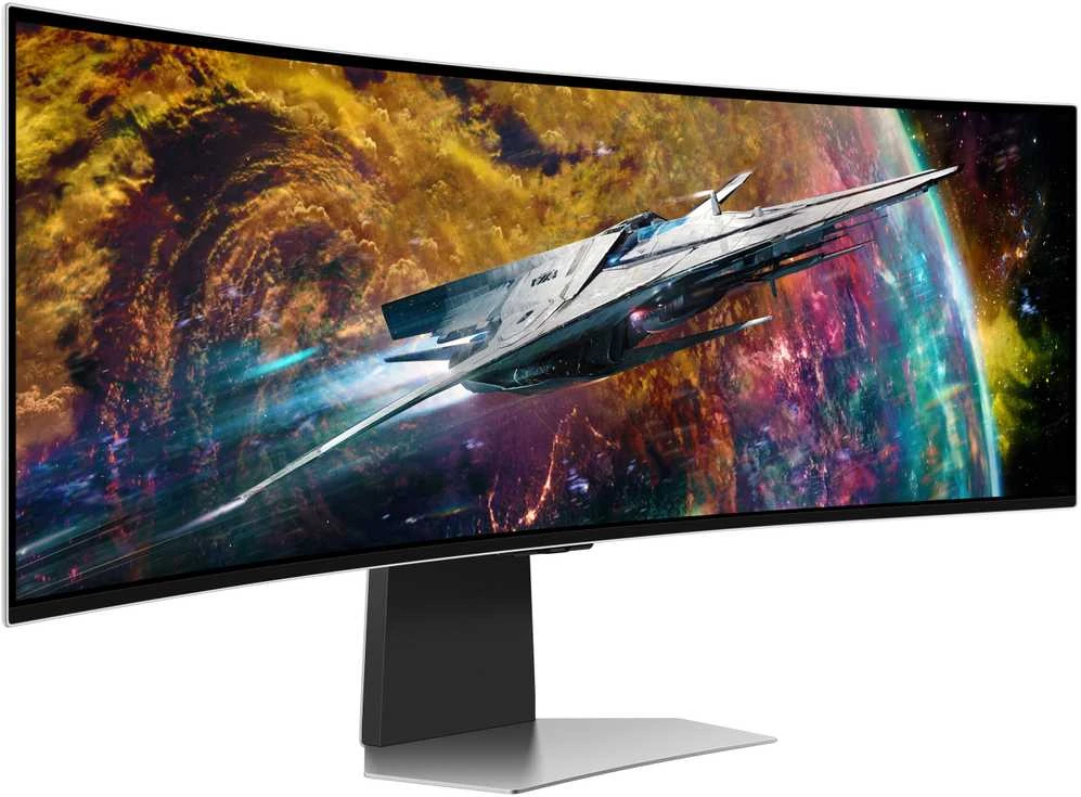 Monitorius - Samsung Odyssey OLED G9 49-Colių Dual QHD 240Hz Lenktas Juodas