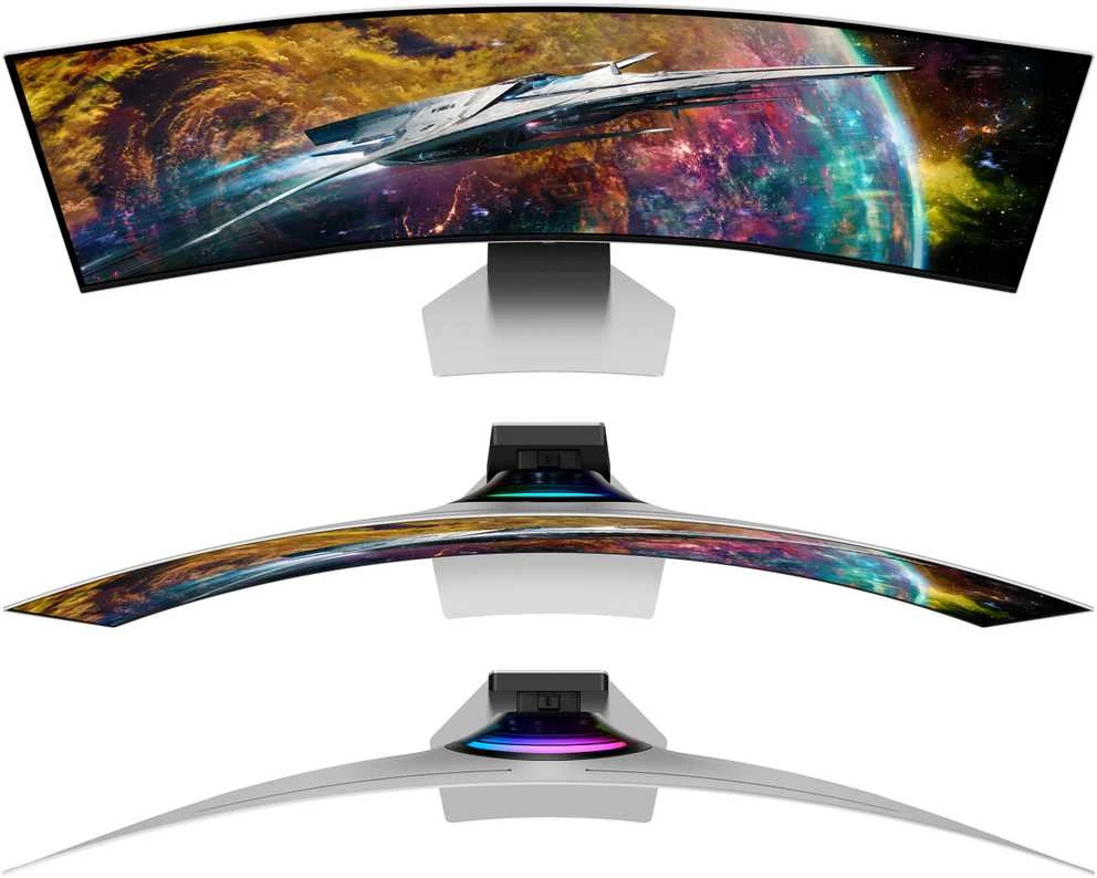 Monitorius - Samsung Odyssey OLED G9 49-Colių Dual QHD 240Hz Lenktas Juodas