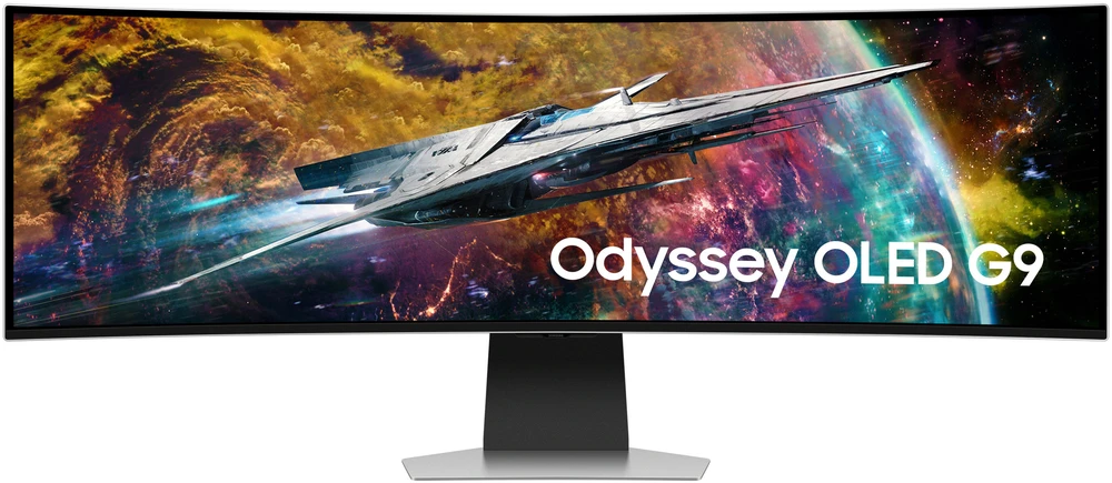 Monitorius - Samsung Odyssey OLED G9 49-Colių Dual QHD 240Hz Lenktas Juodas