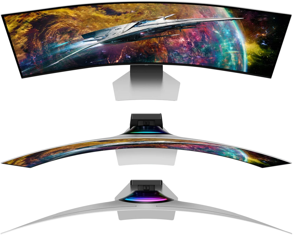 Monitorius - Samsung Odyssey OLED G9 49-Colių Dual QHD 240Hz Lenktas Juodas