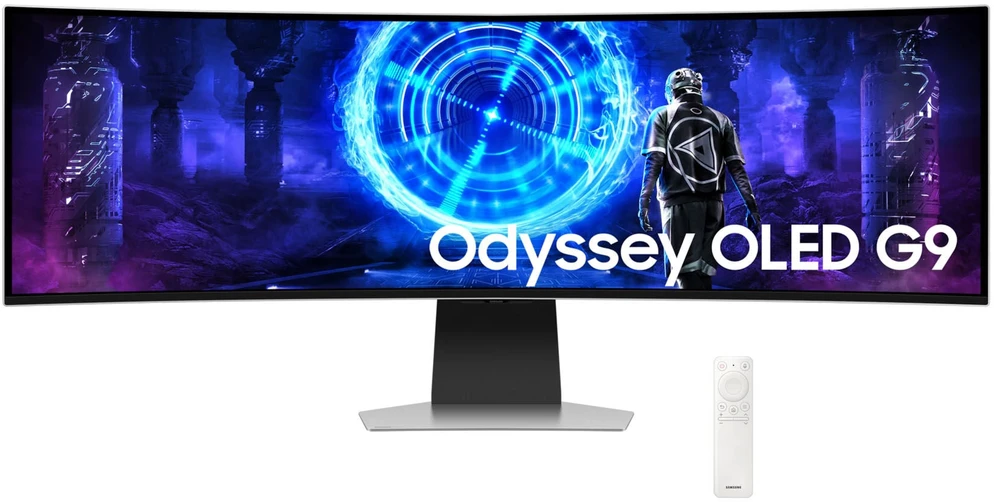 Žaidimų monitorius 49 colių „Odyssey OLED G9“ (G95SD) DQHD 240 Hz (LS49DG954SUXEN)