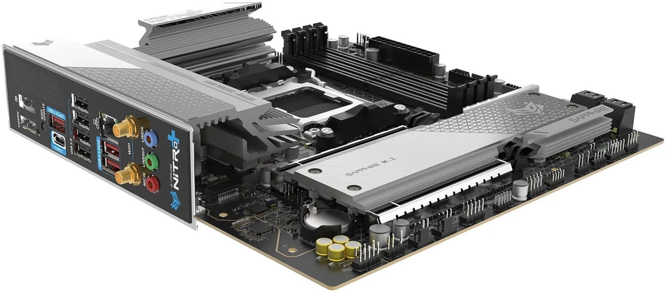 Pagrindinė plokštė Sapphire NITRO+ B850M WIFI AMD B850 Socket AM5 micro ATX plokštė