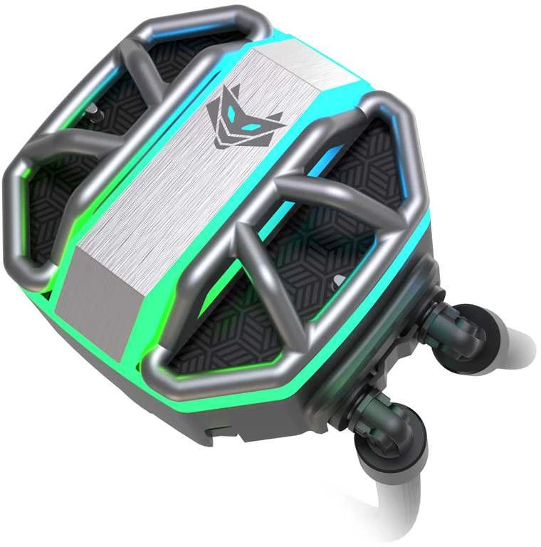 Sapphire Nitro+ S360-A All-in-One Liquid Cooler, ARGB, juodos spalvos – 360 mm