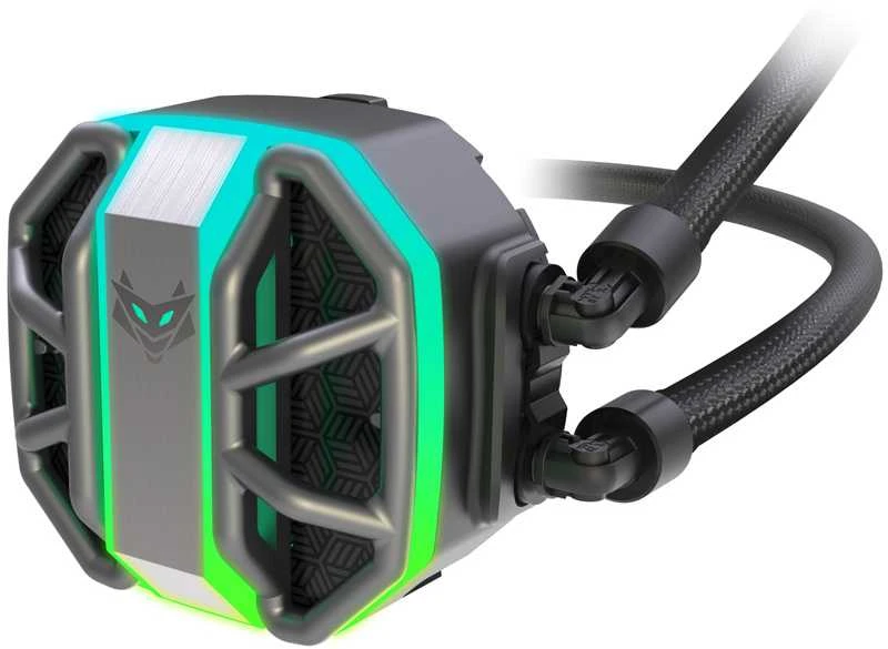 Sapphire Nitro+ S360-A All-in-One Liquid Cooler, ARGB, juodos spalvos – 360 mm