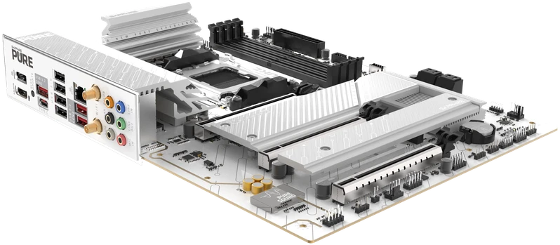 Sapphire PURE B850A WIFI 7 AMD B850 Socket AM5 ATX pagrindinė plokštė