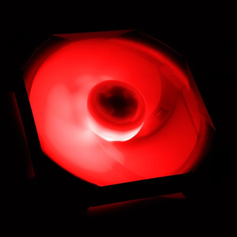 Scythe Kaze Flex ventiliatorius su raudonu LED apšvietimu