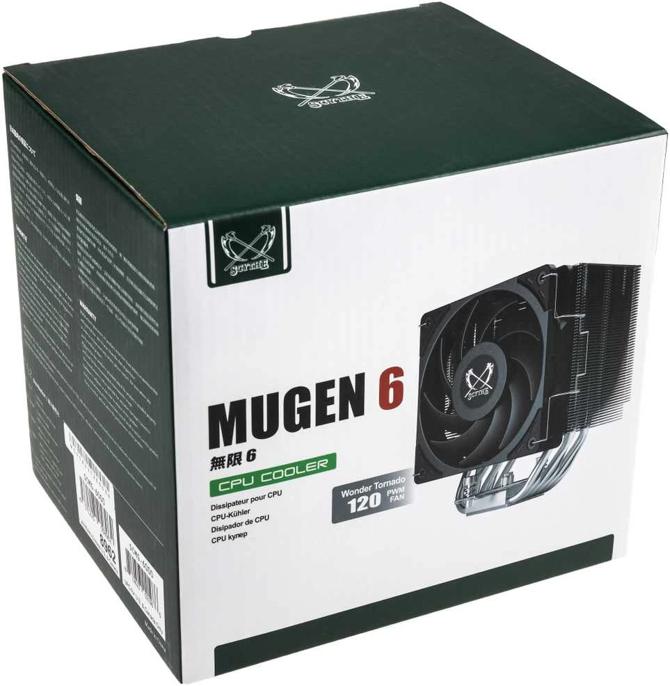 SCYTHE Mugen 6 SCMG-6000 CPU Kühler für AMD/Intel CPU
