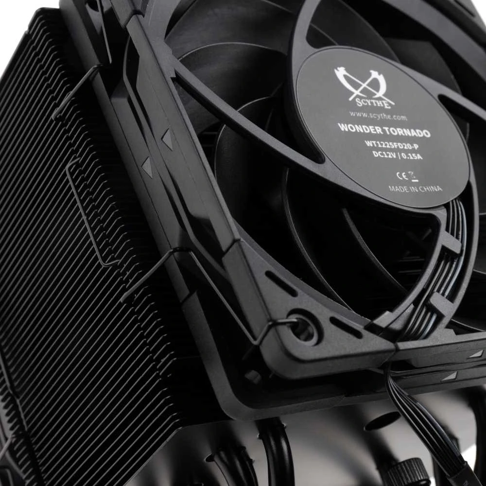 CPU aušintuvas Scythe Scythe Mugen 6 Dual Fan Juodas Edition, CPU cooler (juodas)
