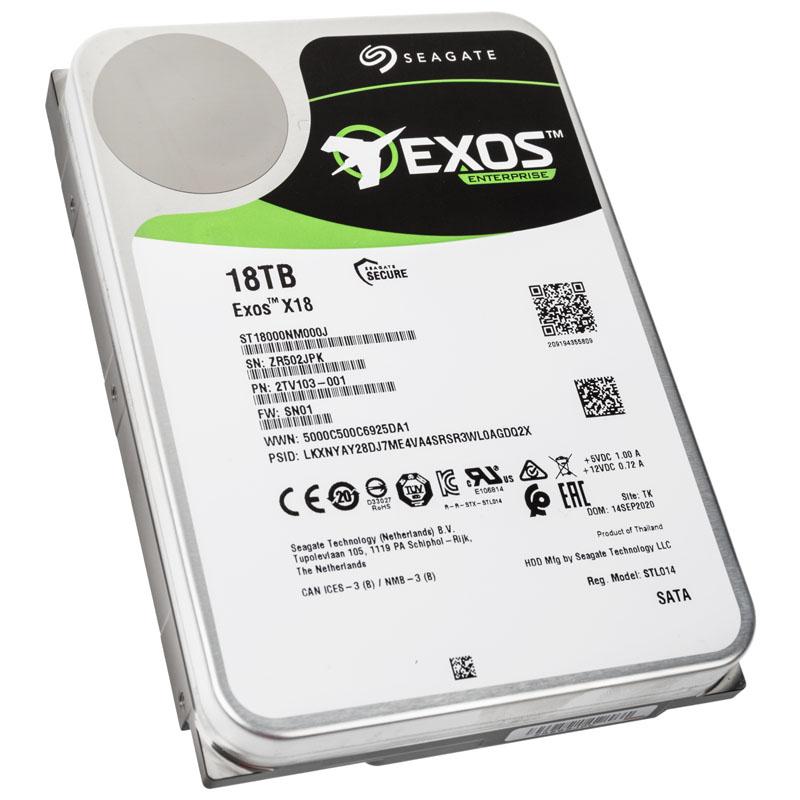 SEAGATE HDD serveris Exos X18 512E/4kn (3.5'/ 18TB/ SATA 6Gb/s / 7200rpm)