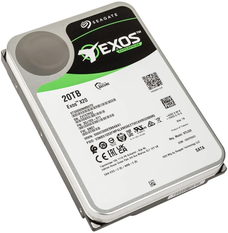 Seagate Exos X20 20TB