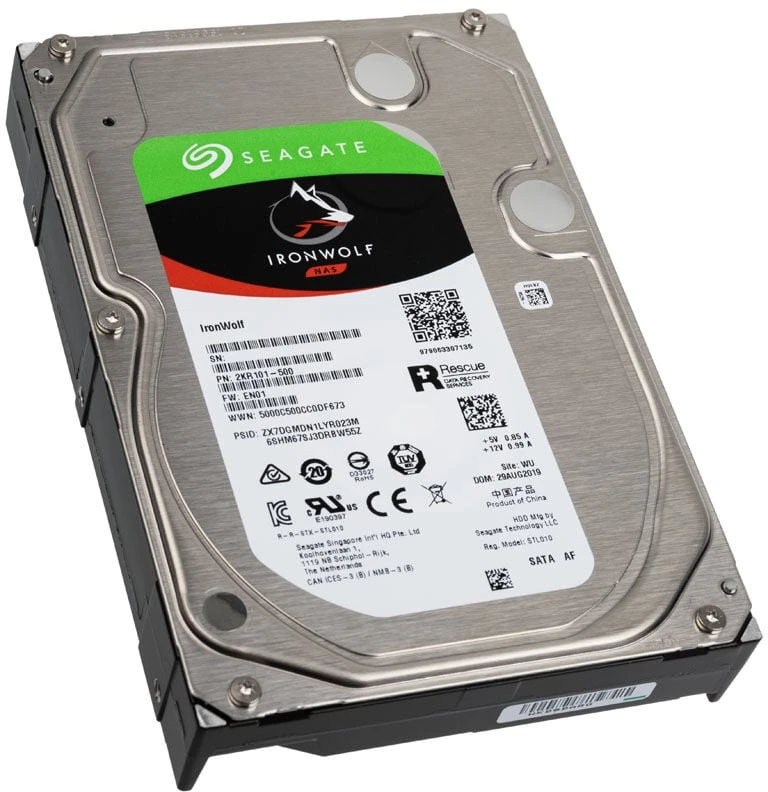 „Seagate IronWolf NAS“ kietasis diskas, SATA 6G, 7200 aps./min., 3,5 colio – 8 TB