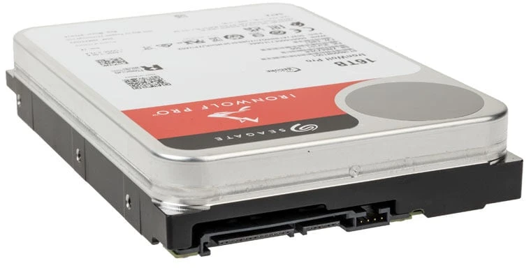 SEAGATE Ironwolf PRO Enterprise NAS HDD 16TB 7200rpm 6Gb/s SATA 256MB talpykla 8,9 cm 3,5 colio 24x7 NAS ir amp; RAID Rackmount sistemos BLK