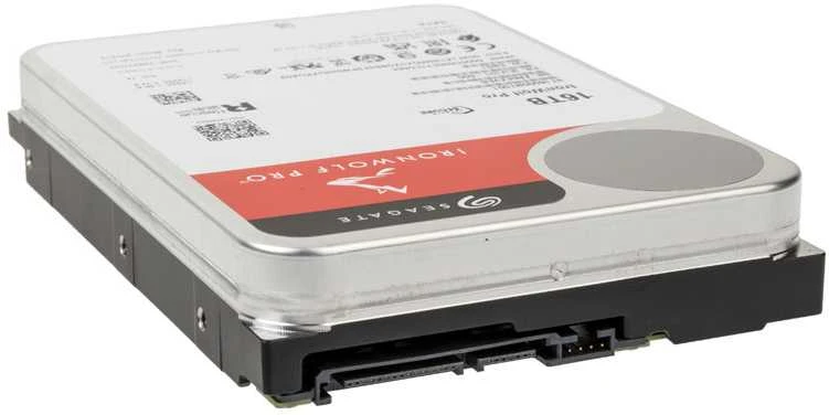 SEAGATE Ironwolf PRO Enterprise NAS HDD 16TB 7200rpm 6Gb/s SATA 256MB talpykla 8,9 cm 3,5 colio 24x7 NAS ir amp; RAID Rackmount sistemos BLK