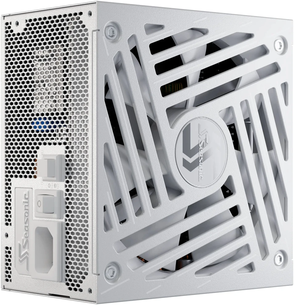 Seagate Seasonic Focus GX 80 PLUS Gold PSU, modular, PCIe 5.1 – 850 Watt, baltos spalvos