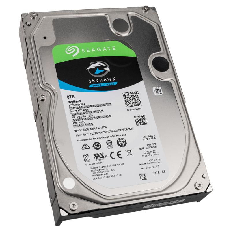 SEAGATE Surveillance Skyhawk 8TB HDD 7200rpm SATA serial ATA 6Gb/s 256MB cache 3.5inch 24x7 long-term usage BLK
