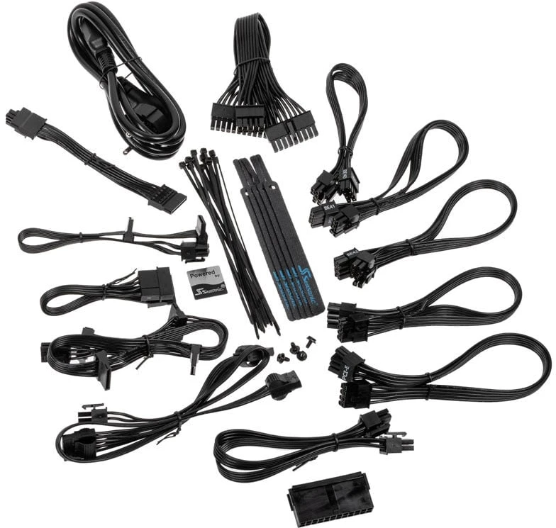 Seasonic Arch Q503 Midi Tower + CONNECT DGC–650 Gold maitinimo šaltinis – juoda