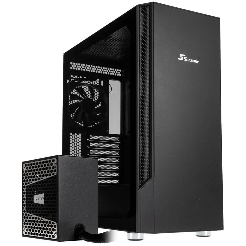 Seasonic Arch Q503 Midi Tower + CONNECT DGC–650 Gold maitinimo šaltinis – juoda