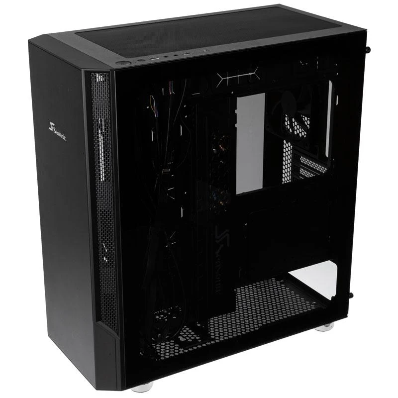 Seasonic Arch Q503 Midi Tower + CONNECT DGC–650 Gold maitinimo šaltinis – juoda