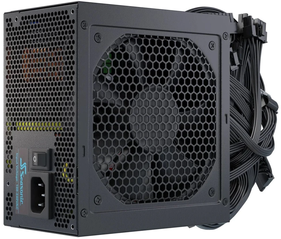 Seasonic G12 GC 80 PLUS Gold PSU – 650 Watt, juodos spalvos