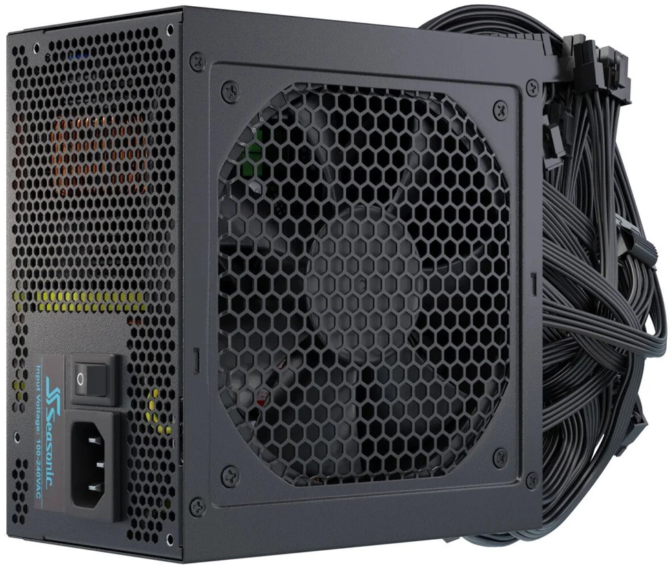 Seasonic G12 GC 80 PLUS Gold PSU – 750 Watt, juodos spalvos
