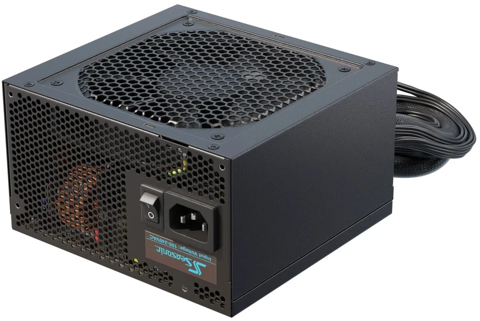 „Seasonic G12 GM 80 PLUS Gold“ maitinimo šaltinis, pusiau modulinis – 650 vatų, juodas