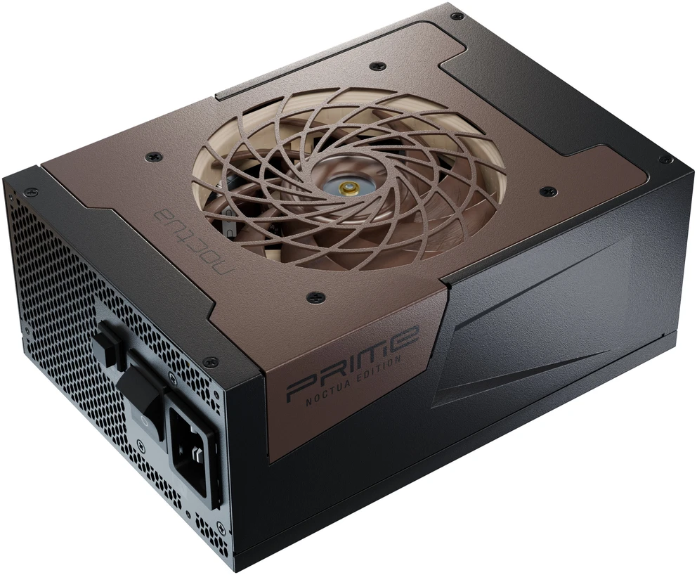 „Seasonic Prime TX-1600 Noctua Edition“ maitinimo šaltinis, „80 PLUS Titanium“, modulinis, ATX 3.1, PCIe 5.0 × 1600 vatų