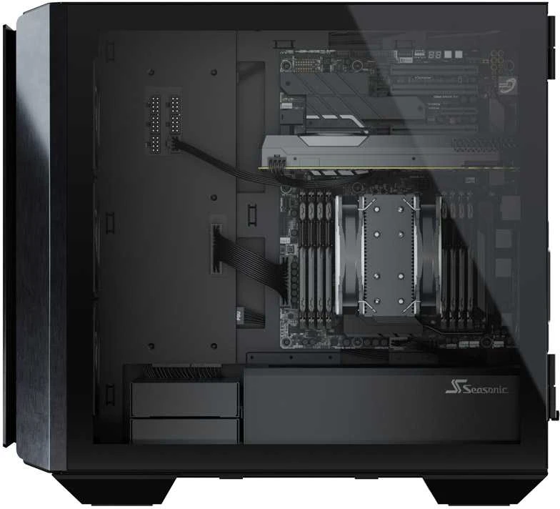 SeaSonic Syncro Q704 korpusas su DGC-750 Gold 750 W maitinimo šaltiniu (SYNCRO-Q704-DGC-750)