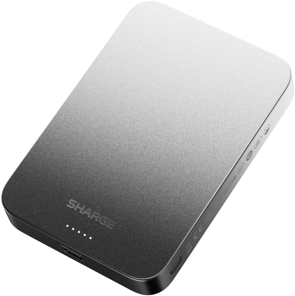 „Powerbank Azo SHARGE AeroMag Air Magnetic Wireless Ultra-slim Powerbank 10000mah Powerbank (YDD-AEROMAGAIR-M7)“