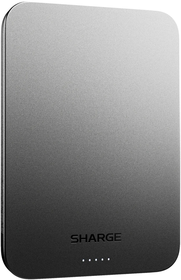 Rayovac SHARGE AeroMag Air Powerbank, 15W Qi2, 20W USB-C - 5.000mAh, juoda (YDD-AEROMAGAIR-M6)