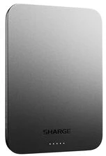 SHARGE AeroMag Air Powerbank, 15W Qi2, 20W USB-C - 5.000mAh, juodas