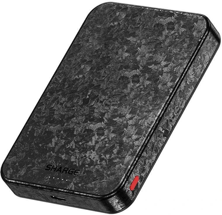 Rayovac SHARGE CarbonMag 10K Powerbank, 10.000mAh, 15W Qi2, 20W USB-C - juodas
