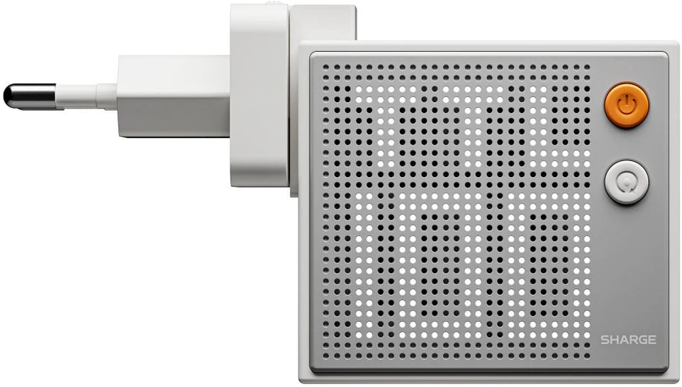 SHARGE Pixel 100 GaN Charger, 100W, 3x USB-C, 1x USB-A - baltas