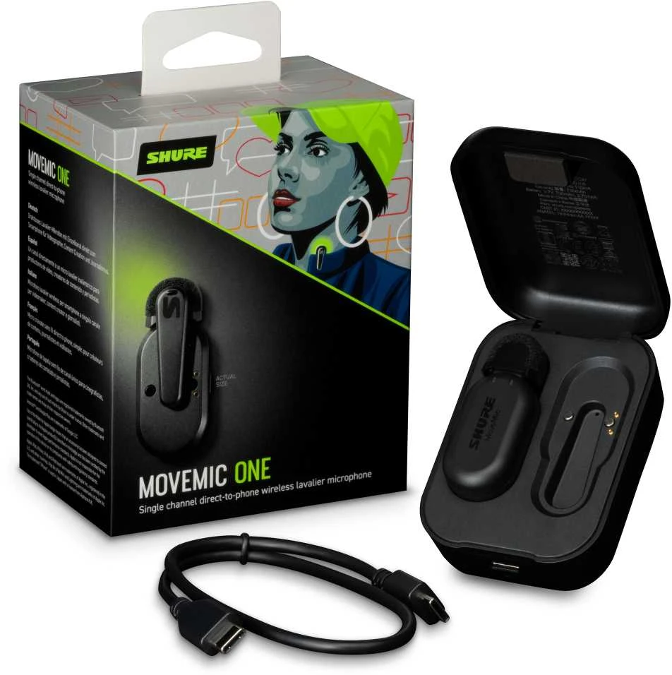 „Shure“ | Vieno kanalo prisegamas mikrofonas | MV-ONE-Z6