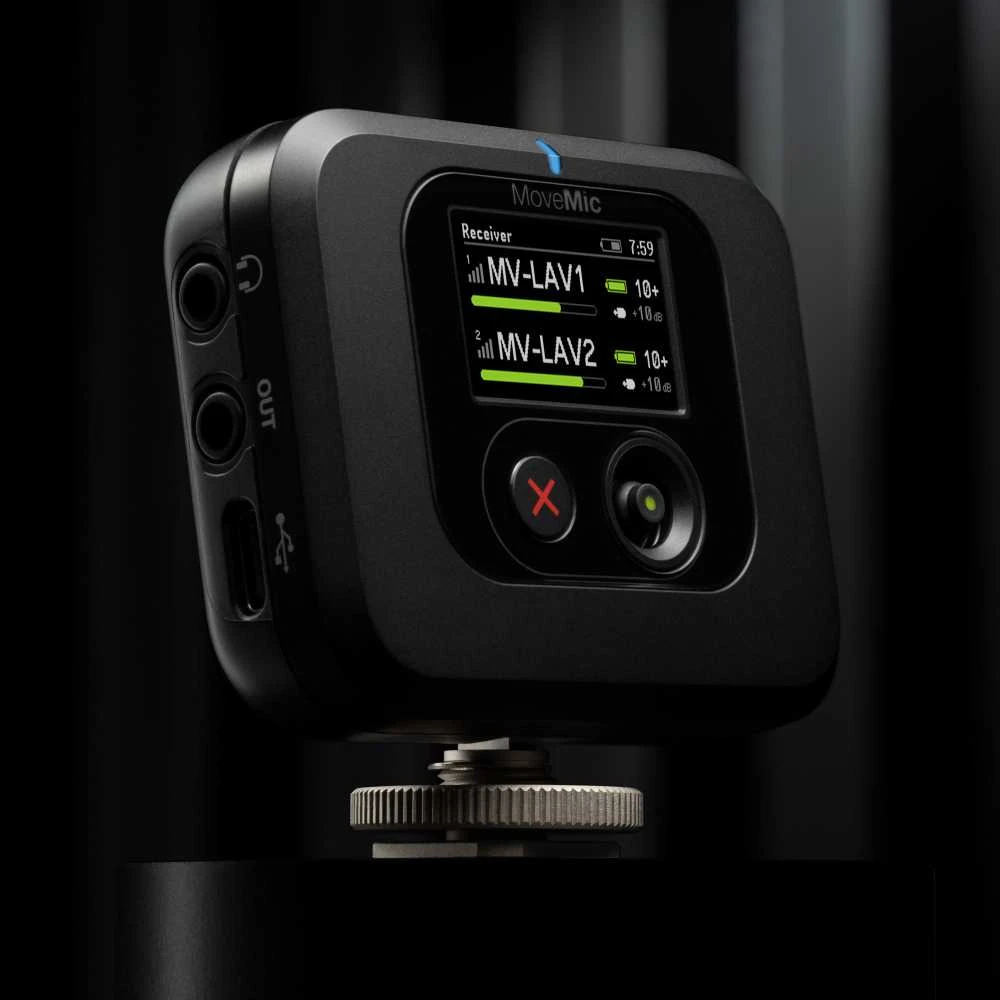 Shure belaidis imtuvas, skirtas MoveMic | MV-R-Z6
