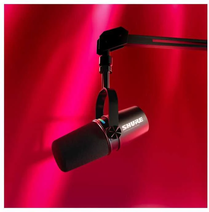 „Shure MV7I“ – išmanusis mikrofonas ir sąsaja