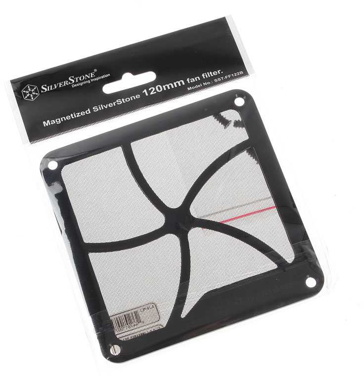 SilverStone 120mm Fan Grilis mit Magnet Montage