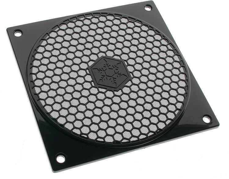 SilverStone Fan grille SST-FF121B Juodas, 120 x 120 x 4.68 mm