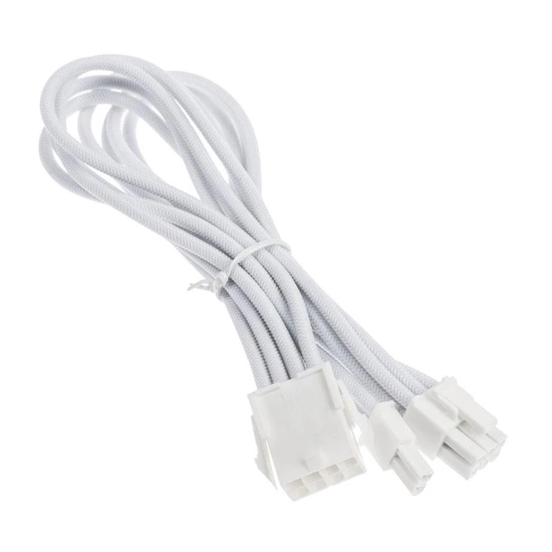 SilverStone maitinimo ilgintuvas SST-PP07E-PCI8W-V2, PCIe 8pin (6+2) (baltas, 30cm)