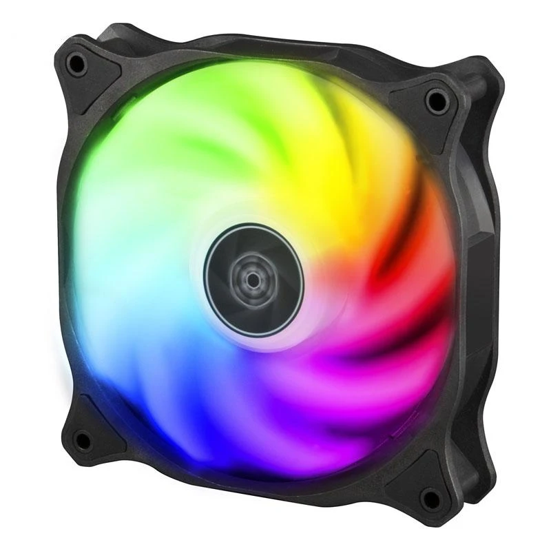 SilverStone Air Blazer 120R juodas ventiliatorius su ARGB apšvietimu