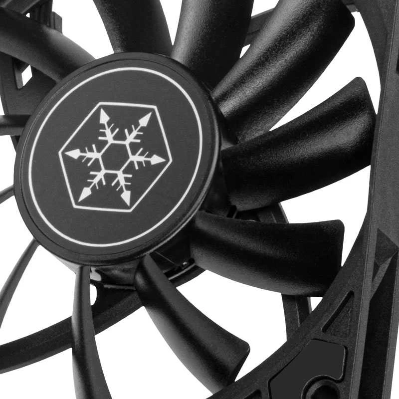 SilverStone Air Slimmer SST-AS90B Slim-korpuso ventiliatorius – 92mm, juodos spalvos