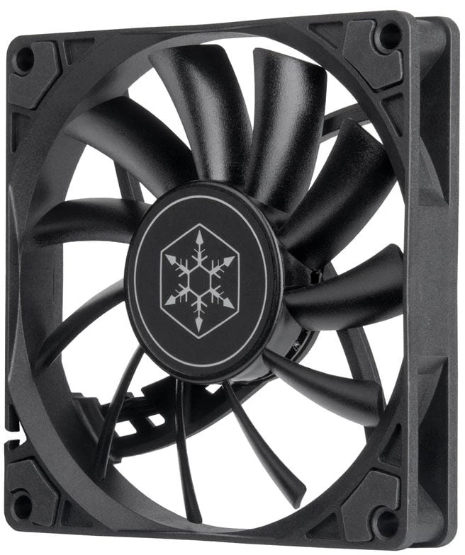 SilverStone Air Slimmer SST-AS90B Slim-korpuso ventiliatorius – 92mm, juodos spalvos