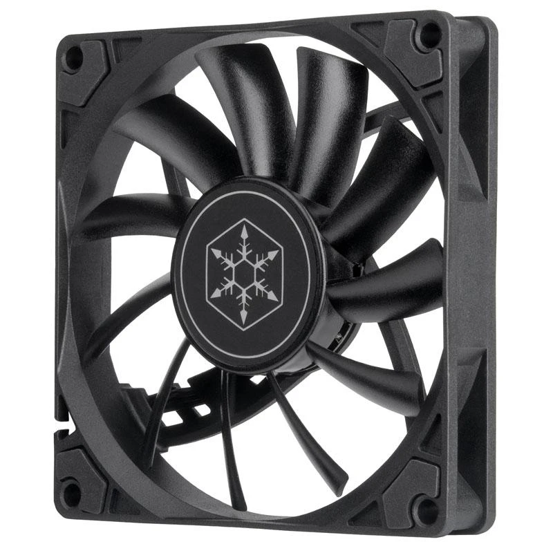SilverStone Air Slimmer SST-AS90B Slim-korpuso ventiliatorius – 92mm, juodos spalvos