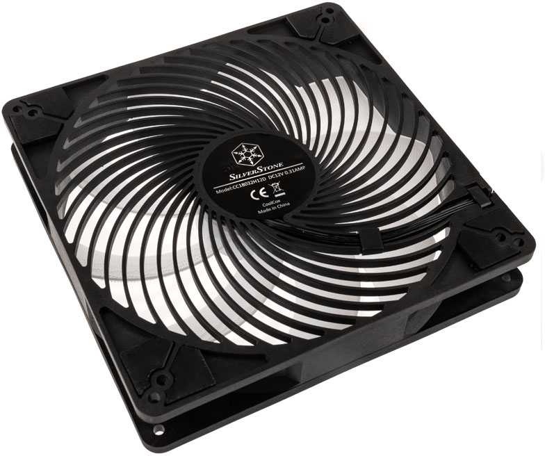 SilverStone AP184i-ARGB korpuso ventiliatorius, 180mm – juodos spalvos
