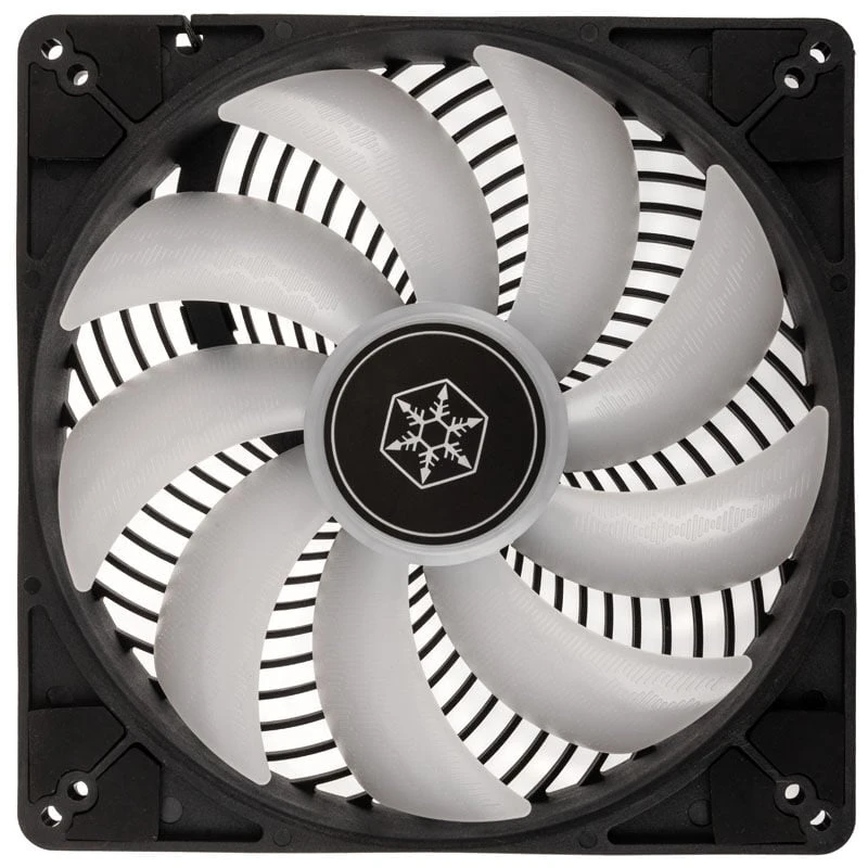 SilverStone AP184i-ARGB korpuso ventiliatorius, 180mm – juodos spalvos