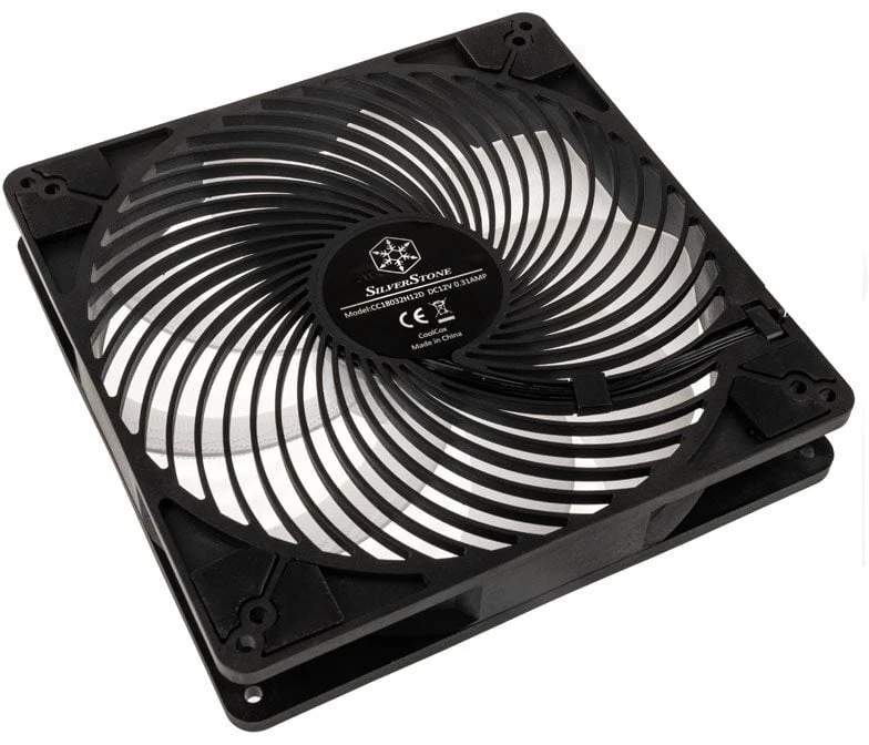 SilverStone AP184i-ARGB korpuso ventiliatorius, 180mm – juodos spalvos