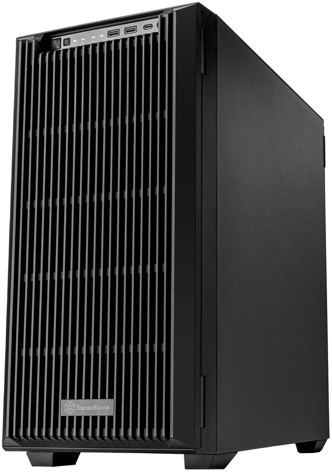 „SilverStone SST-CS383“, bokšto tipo korpusas - juodas, NAS korpusas