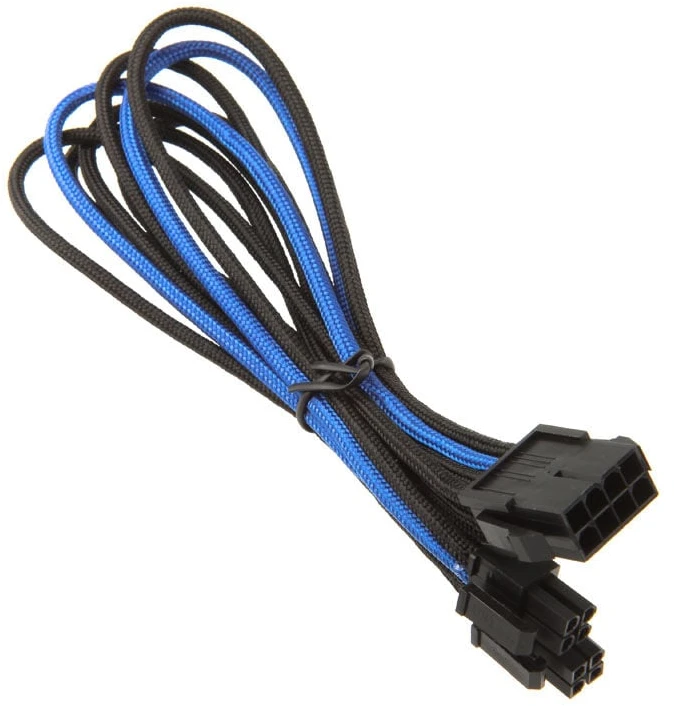 SilverStone ATX/EPS 8 kontaktų - ATX/EPS 8 kontaktų, 0,3 m, Mėlyna (SST-PP07-EPS8BA)